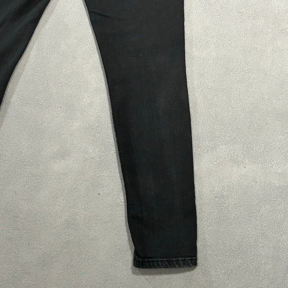Forever 21 Jeans Womens Size 27 Black Stretch Denim  Skinny Leg Mid Rise‎ - Picture 11 of 14